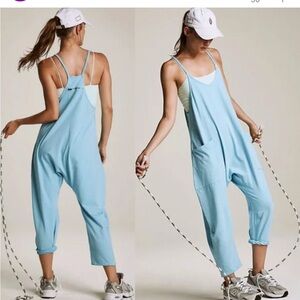 Free People Hot Shot Onsie size small light blue